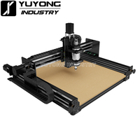 Kit complet de routeur à bois CNC noir 1515 QueenBee PRO avec version de mise à niveau de Rails linéaires 1515 QUEENBEE ULTRA CNC complet