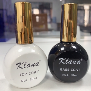 30ml No Wipe Gel Top Coat et Base Coat Brillant Longue Durée Soak Off LED Lampe à <span class=keywords><strong>Ongles</strong></span> Nail Art Design <span class=keywords><strong>Manucure</strong></span> - Product Image 1