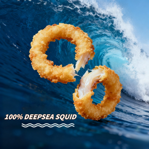 ปลาหมึกย่างกรอบสไตล์เอเชีย คาราเกะ แช่แข็ง ปรุงสุกบางส่วน ห่วงปลาหมึกเคลือบแป้ง - Product Image 3