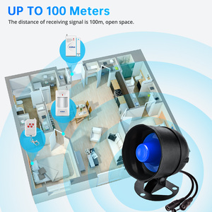 KERUI-Sirène WiFi pour l'extérieur, 120dB, haut décibel, haut-parleur tuya, sirène d'alarme, haut-parleur vocal pour système d'alarme de sécurité domestique - Product Image 6