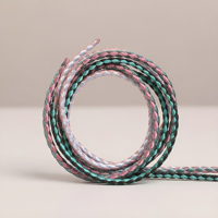 Fil à coudre LONGJIE Dragon Scale 2,0 mm en polyester, soie tissée à la main, cordon pour bracelet, perlage, or, DIY, multicolore