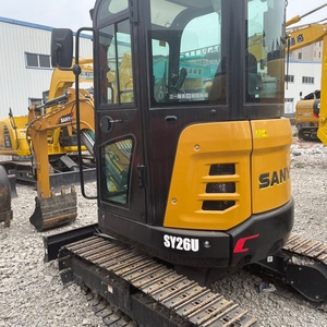 Mini-excavatrice SANY SY26U d'occasion, excavatrice SANY SY26 SY16C SY35U SY18U SY19E pour travaux miniatures, plantation, ferme, construction intérieure - Product Image 2