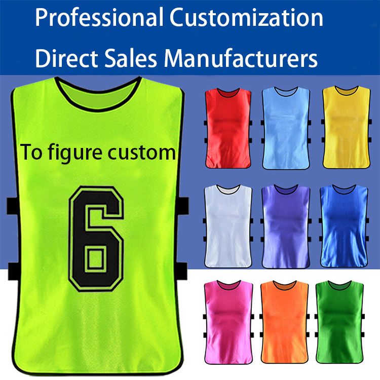OEM Factory Custom Logo Football Bibs Training Vests