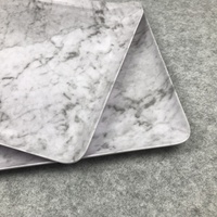 Grandes assiettes carrées en mélamine, pièces, bon marché, pour les restaurants