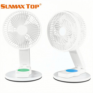 Ventilador de Clip Portátil Blanco, Recargable por USB, Motor sin Escobillas, Oscilante, para Escritorio o Mesa - Product Image 5