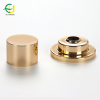 Fabricant de bouchons de parfum, logo personnalisé, luxe, 15 mm, ABS, aluminium, métal, or, bouchon de flacon à sertir, magnétique, zamac, bouchon de parfum