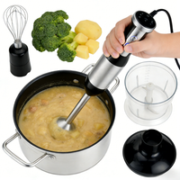 Mixeur plongeant électrique portable haute puissance 2026 pour usage domestique, ensemble avec bol mélangeur, moteur CC de haute qualité, pour smoothies et mélange tactile