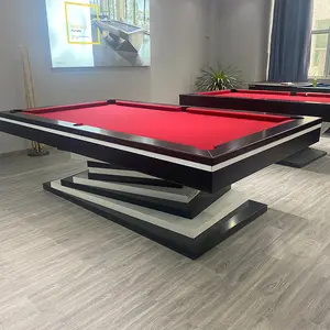 New Arrival Elegant 9ft 8ft 7ft Billiard Pool Tables Solid Soods and Slate Bed Pool Table
