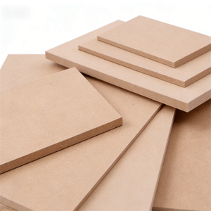 ألواح <span class=keywords><strong>MDF</strong></span> عادية قياسية من مصنع صيني، ألواح قشرة خشبية، ألواح <span class=keywords><strong>MDF</strong></span> خام عادية للقطع وصناعة الأثاث الخشبي - Product Image 2