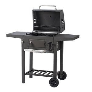Barbecue à charbon de <span class=keywords><strong>bois</strong></span> de qualité supérieure, barbecue à baril, barbecue d'extérieur, machine à barbecue allemande avec roues - Product Image 6