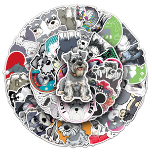 HOYO 300 pegatinas de perros, calcomanías de vinilo impermeables de cachorros, perros de raza pura, para monopatín, maletas, guitarra - Product Image 2