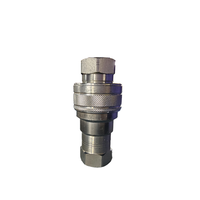 Raccord rapide hydraulique Naiwo 3/8" NPT mâle-femelle ISO7241-B, accouplement rapide à clapet pour excavatrice