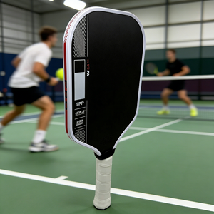 Raquette de pickleball de haute qualité et durable, 16 mm 14 mm GEN4 TFP, noyau en nid d'abeille sans bord en fibre de carbone - Product Image 2