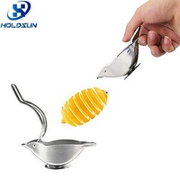Presse-citron manuel en acier inoxydable en forme d'oiseau, design classique, robuste, écologique, avec logo personnalisé, sans danger pour les aliments