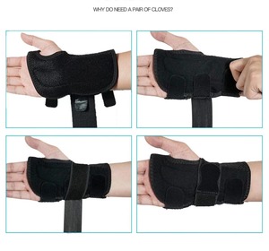 Attelle de poignet élastique réglable Attelle de poignet en métal respirante pour la main et l'arthrite de tendinite - Product Image 6
