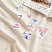 1 286 Petits Autocollants Thème Princesse, Livre d'Autocollants Créatifs pour Enfants, Livre d'Autocollants DIY, Papeterie Décorative pour Carnet de Notes