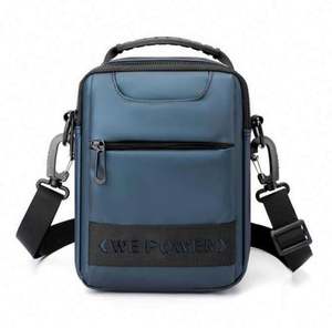 Échantillon gratuit 2023 Vente en gros d'usine Sac bandoulière en nylon imperméable pour homme, Nouveau design Mode Mini sac à bandoulière pour homme - Product Image 4