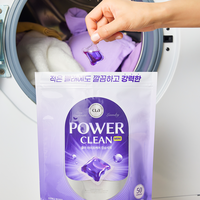 CLA Logo Kustom OEM ODM Mini Detergent Pods Power Clean Aroma Pir Freesia 8g untuk Penggunaan Cucian Pribadi