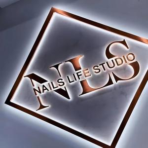 Chất lượng cao Double Sided kim loại dấu hiệu khoảng trống cho quảng cáo ngoài trời LED tốt cho văn phòng tường nghệ thuật thăng hoa in ấn gương - Product Image 6