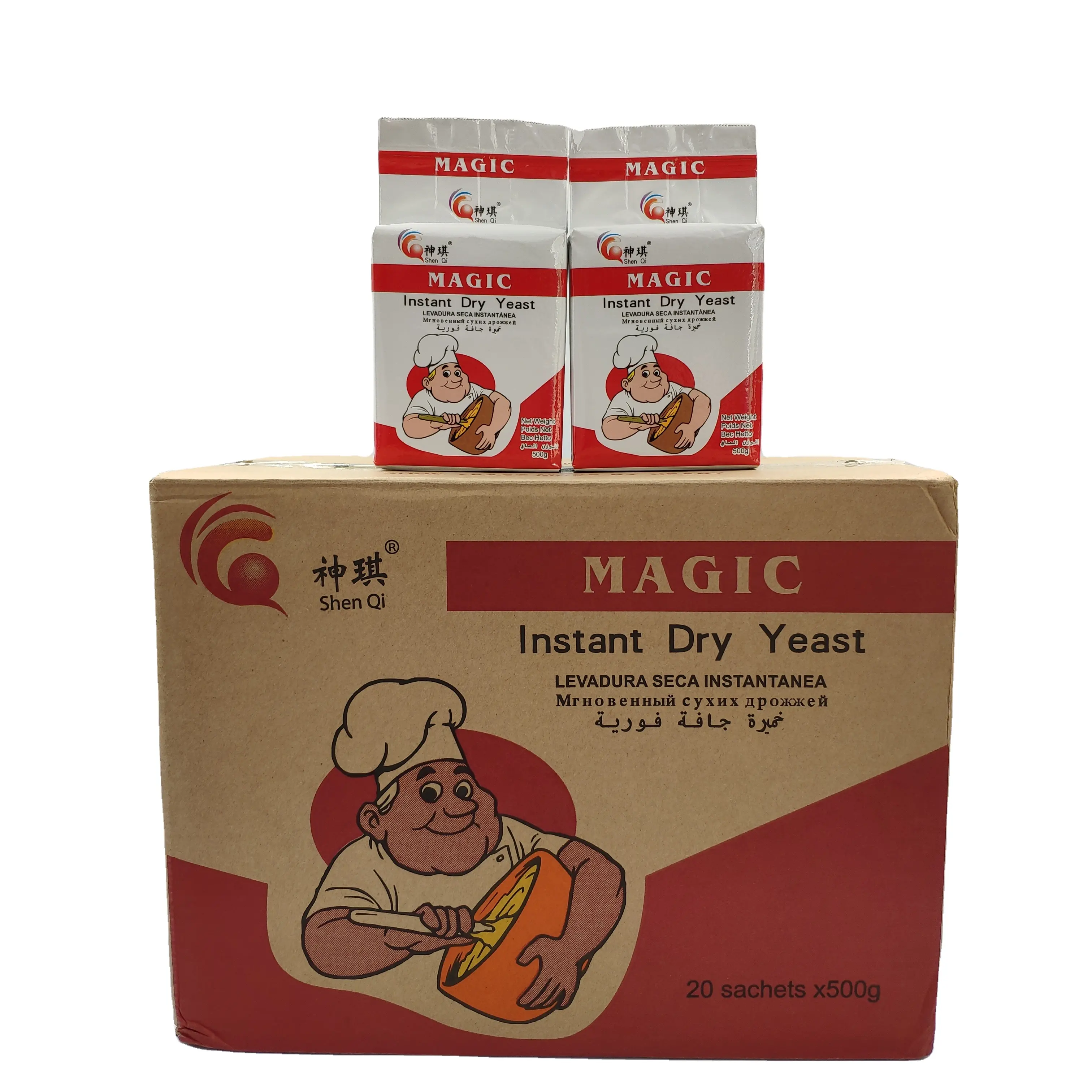 instant dry yeast 500g 450g low sugar high sugar yeast factory OEM