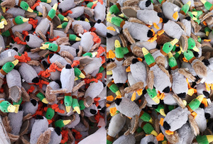 Juguete para mascotas de gran venta, pato salvaje de peluche de 28 cm, resistente a desgarros, con sonido chirriante, juguete divertido para patos. - Product Image 6