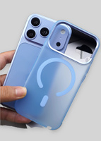 Coque de téléphone mate PC T039 couleur officielle assortie pour iPhone 17, 17 Pro, 17 Pro Max, 17 Air, 18 Pro, 18 Pro Max, avec couvercle magnétique transparent