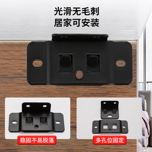 Support d'angle à clipser de style américain, petite et grande taille, avec fixation par clip pour support d'étagère de placard, connecteur de renforcement - Product Image 4