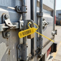 Sceau de sécurité jetable en plastique numéroté anti-effraction pour conteneurs de camions et logistique avec logo personnalisé et code QR