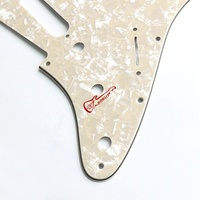 Donlis Wholesale Pickguard Standard US Vintage Blanc Nacre SSS avec Couche de Celluloïd Véritable