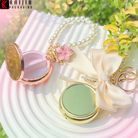 Boîte de rangement pour baume à lèvres, masque pour les lèvres, pot de crème, fard à paupières, rouge à lèvres, emballage cosmétique, étui à rouge à lèvres, pot de blush avec porte-clés