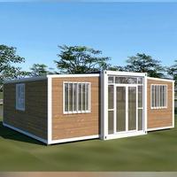 Maisons conteneurs extensibles luxueuses Petite maison pliable Maisons préfabriquées Serres préfabriquées avec toilettes 1/2/3 bedromm