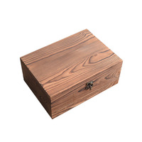 Boîte commémorative en bois avec couvercle à charnière, élégante boîte à souvenirs de mariage, idéale pour photos, lettres et capsules temporaires, boîte de rangement