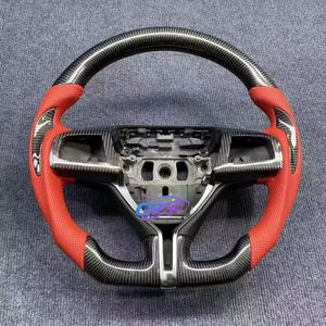 Volante Deportivo Personalizable de Fibra de Carbono con Base Plana para <span class=keywords><strong>Maserati</strong></span> <span class=keywords><strong>Levante</strong></span> Ghibli Quattroporte GT Exclusive - Product Image 1