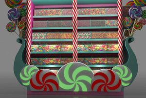 Exhibidores de Dulces Creativos de <span class=keywords><strong>Artworld</strong></span>, Diseño de Exhibidores de Dulces Coloridos, Estante de Exhibición para Tienda de Dulces - Product Image 6