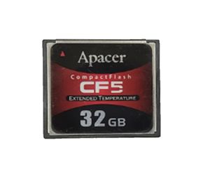 AP-CF032GL9FS-ETNR de carte CF industrielle Apacer 32GB SLC optimale pour les applications de vision industrielle haut de gamme - Product Image 2