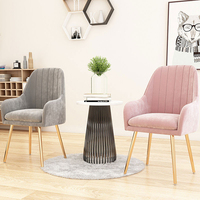 Nouvelle arrivée : chaise de salle à manger convertible en acier inoxydable argenté avec revêtement en velours pour hôtel, restaurant, maison, parc et salle de sport