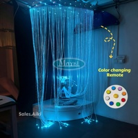 Expérience en salle multisensorielle : équipement d'ergothérapie visuelle pour l'autisme, éclairage LED apaisant pour l'exploration sensorielle