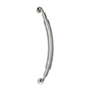 MANIJA DE ACERO INOXIDABLE 'MÉXICO' 32x330 mm, Inter. 300 mm - Color acero inoxidable satinado/pulido - Product Image 1