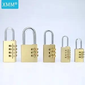 XMM 20mm 30mm 40mm fabrik digitale messing anzahl kombination schloss Dauerhafte Sicherheit Lock Für Reisetasche Angepasst LOGO XMM-8040-5
