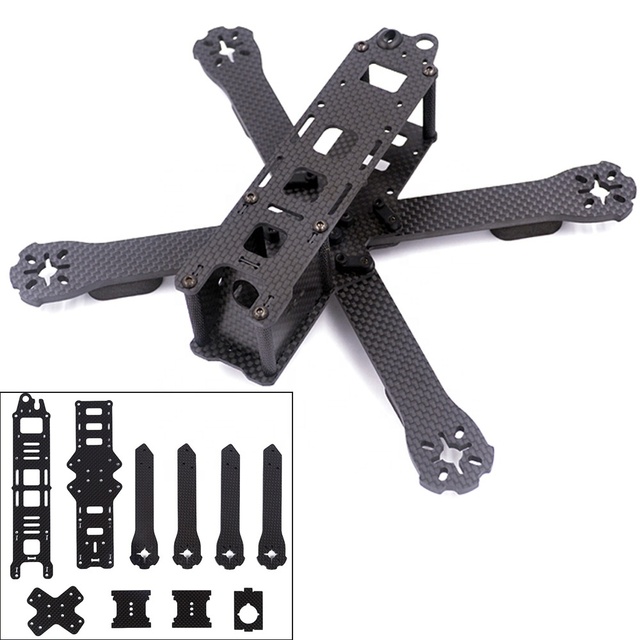 QAV-R 220Mm DIY Mini Drone FPV Pure Carbon Fiber Quadcopter QAV-R 220 Cross Racing Quadcopter Frame