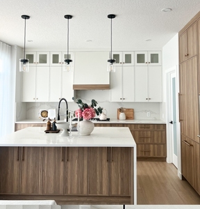 Custom CANA High End Transitional Kitchen Cabinet Slab Base Drawers For Luxury Home Remodeling Factory Price - Product Image 1