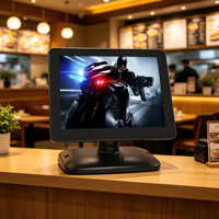 Monitor de Pantalla Táctil LED LCD de 10.1 Pulgadas para Punto de Venta con Sistema Windows, Resolución 1920x1080, Pantalla Digital para Clientes