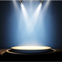 U'King 3W Mini LED Etapa Focos Soporte único Pinspot Luz Blanco Emisión IP55 Clasificado