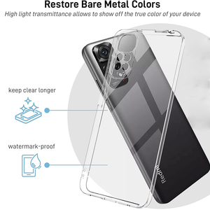 <span class=keywords><strong>Coque</strong></span> en silicone antichoc pour <span class=keywords><strong>Xiaomi</strong></span> Redmi Note 14 13 12 12S <span class=keywords><strong>12T</strong></span> 11 11T 11S 10 10S Pro Plus Pro + 4G 5G <span class=keywords><strong>coque</strong></span> transparente Ultra mince - Product Image 4