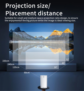 T1 Mini proyector portátil 1080P Alta definición completa 5G Wifi USB Soporte para películas al aire libre Proyección de cine en casa 1000 lúmenes - Product Image 5