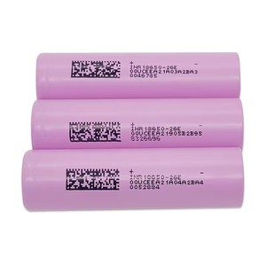 Lithium Ion <b>Batteries</b> DMEGC 18650 26EA 2600mAh 3.65V Rechargeable 18650 Cells LiCoO2 Cathode 500 Cycles - Product Image 1