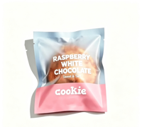 Sacs d'emballage pour biscuits et gâteaux, biodégradables, mini, petits, à scellage thermique, avec impression personnalisée et design laminé, pour un emballage sûr