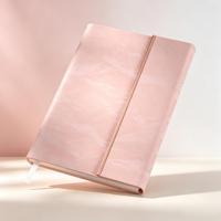 Carnet de notes Youngs OEM A5 en cuir PU, reliure cousue, 100 feuilles, pour procès-verbaux de réunion - Cadeau de bureau, bloc-notes personnalisé avec logo