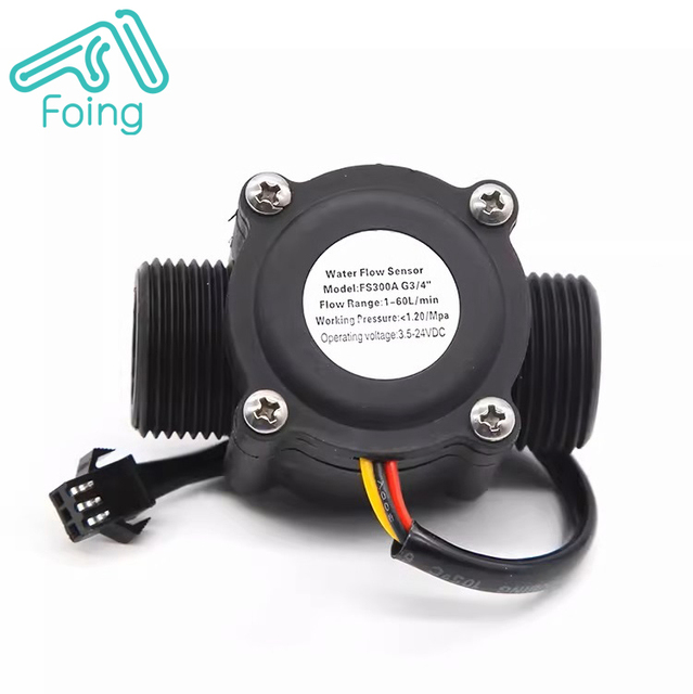1-60L/min G3/4 Hall Flowmeter Water flow sensor FS300A