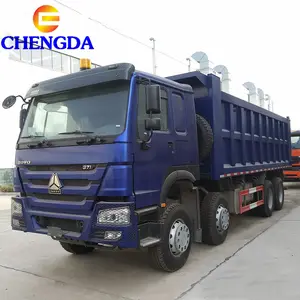 Dongfeng Sinotruck Howo 12 גלגלי 8x4 חול כריית Dump משאית מחיר בדרום אפריקה